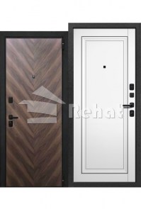 The entrance door is 10 cm. Duo Mone Nut American_Soft white